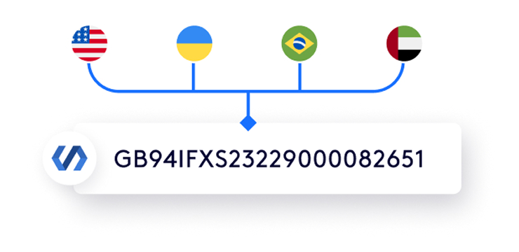 One virtual IBAN receiving payments across multiple currencies and countries